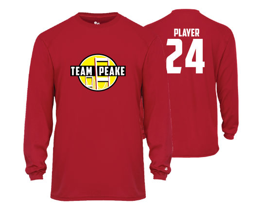 Team Peake LS Performance Tees