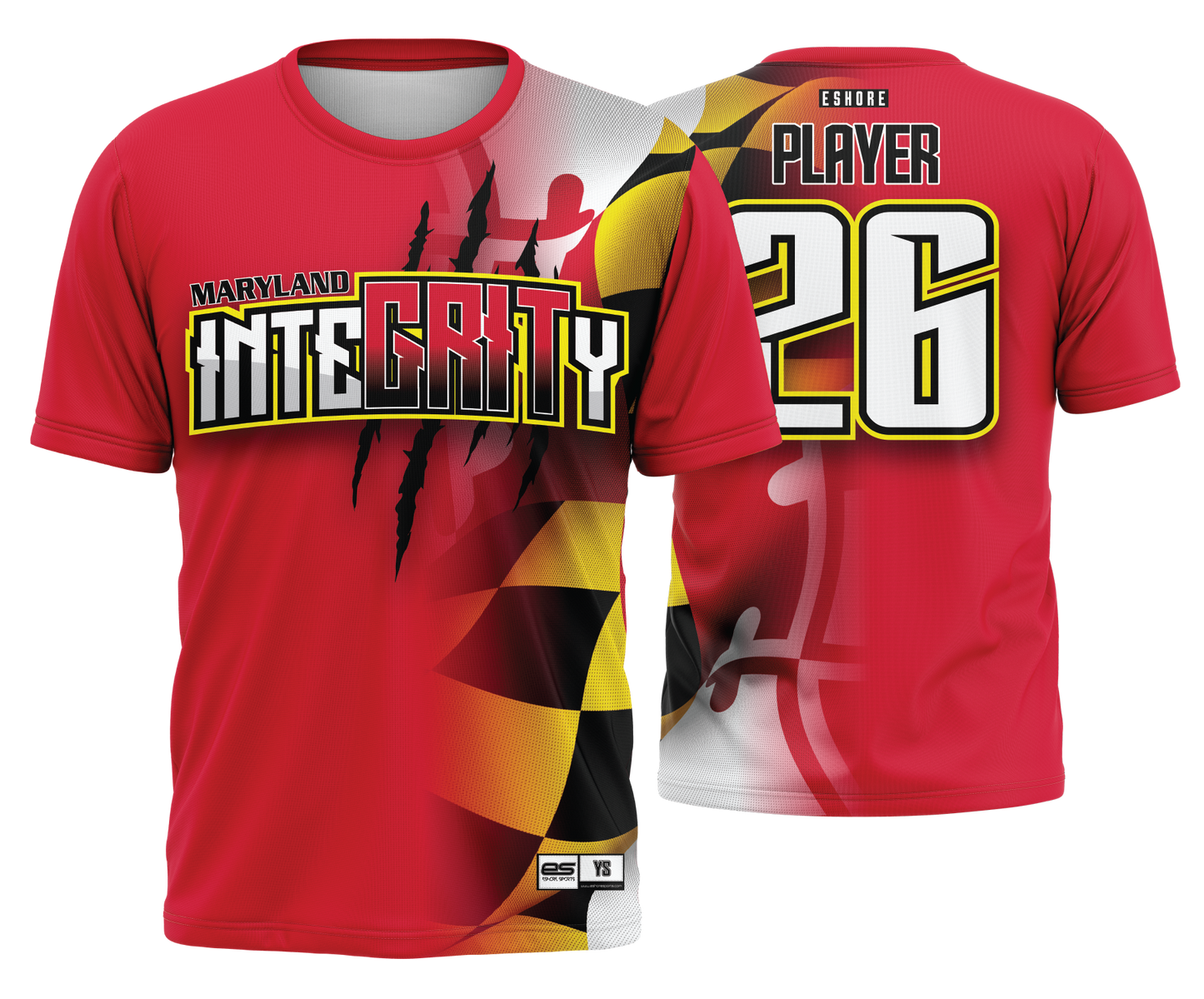 MD Integrity - Flag Fade - FDS | Unisex Short Sleeve Jersey