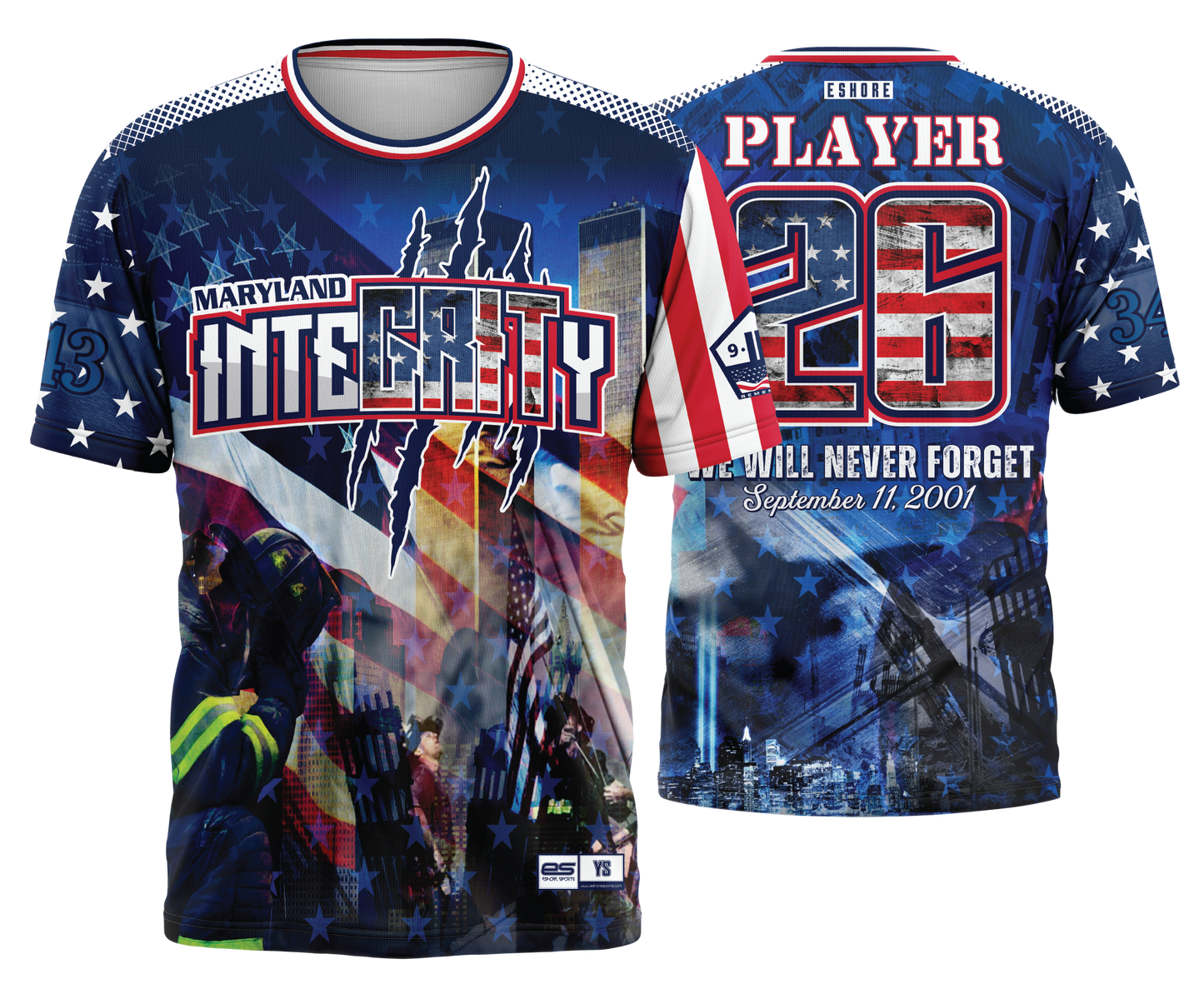 MD Integrity - 9/11 Tribute - FDS | Unisex Jersey