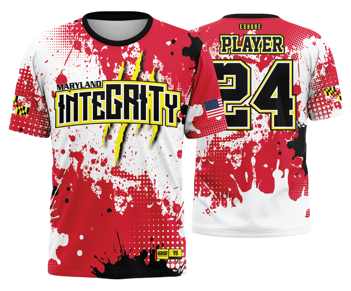 MD Integrity - Splatter - FDS | Unisex Short Sleeve Jersey