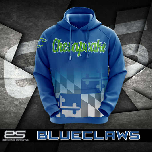 Chesapeake Blue Claws - MD FLAG - FDS | Unisex Hoodie