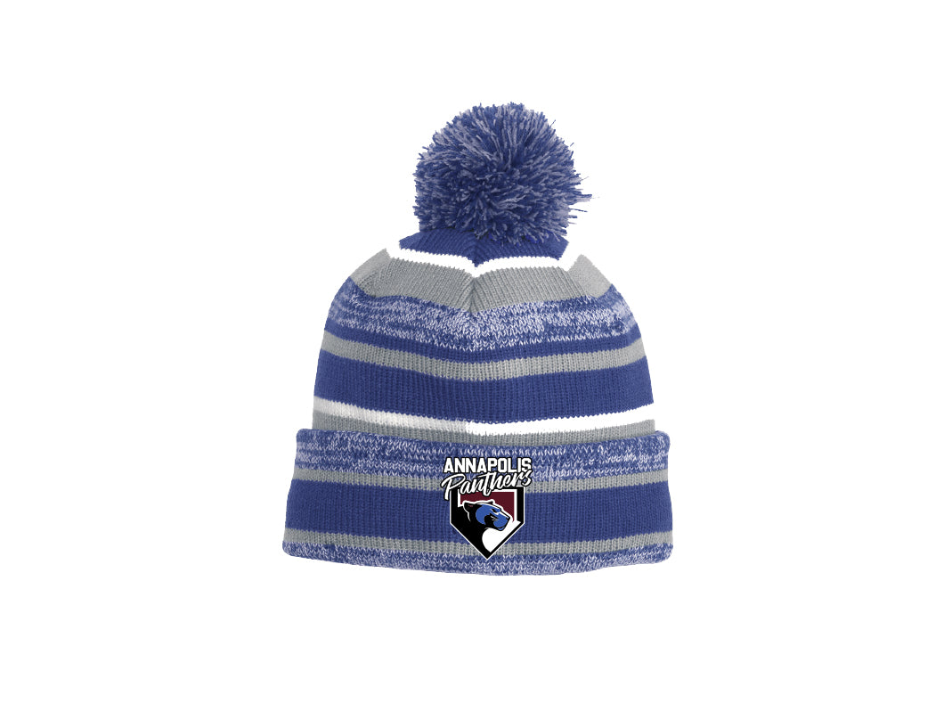 Annapolis Panthers - Royal - New Era® Pom Beanie