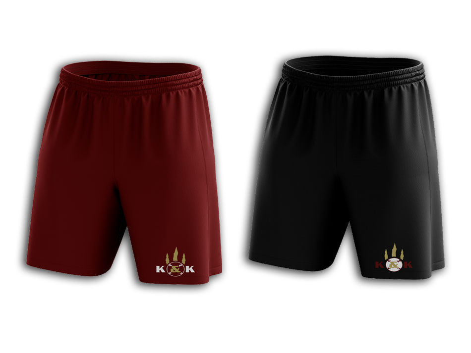 K&K Raptors - Stretch Microfiber Shorts
