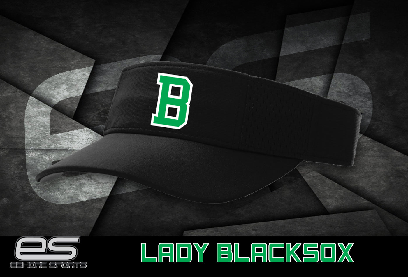 Lady Black Sox - Visor