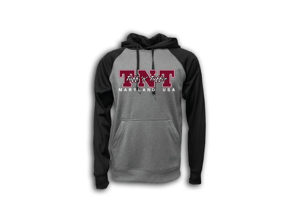 TNT - Gray/Black Tackle Twill Hoodie